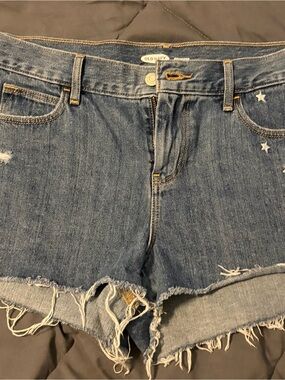 Old Navy Boyfriend Denim Shorts - Dark Blue